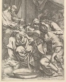 The Birth of the Virgin by Carlo Maratti