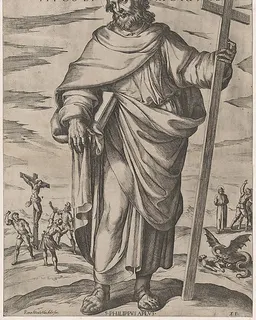 St. Philip, from "Christ, Mary and the Apostles" by Antonio Tempesta