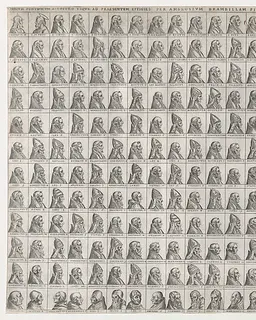 Small Portraits of the Popes from Christ to Sixtus V, from "Speculum Romanae Magnificentiae" by Giovanni Ambrogio Brambilla
