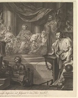 Paul Before Felix by William Hogarth