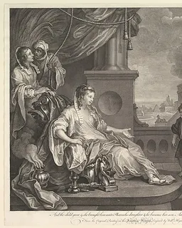 Moses Brought to Pharaoh's Daughter (Exodus 2:10) by William Hogarth