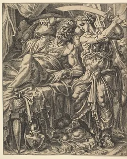 Judith Slaying Holofernes, from "The Story of Judith and Holofernes" by Maarten van Heemskerck