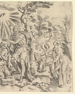 The Baptism of Christ by Maarten van Heemskerck