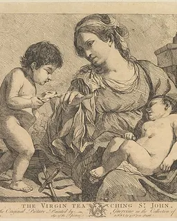 The Virgin Teaching St. John by John Hamilton Mortimer