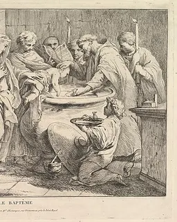 The Baptism by Pierre Charles Trémolières