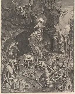 The Resurrection by Philips Galle