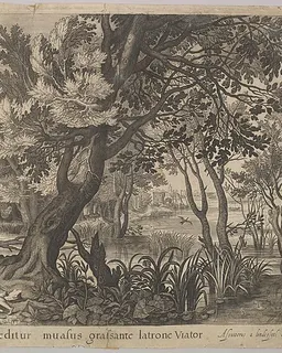 The Thieves Robbing the Man from The Good Samaritan by Jan Brueghel the Elder