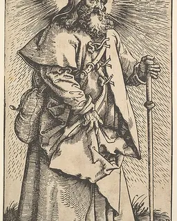 St. James the Greater, from "Christ and the Apostles" by Hans Baldung Grien