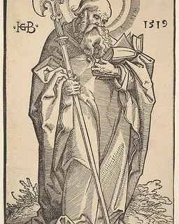 St. Matthew, from "Christ and the Apostles" by Hans Baldung Grien