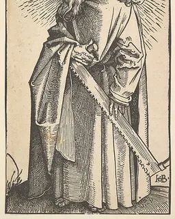 St. Simon, from "Christ and the Apostles" by Hans Baldung Grien