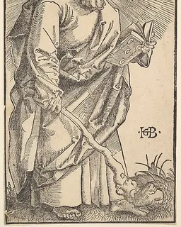 St. Judas Thaddaeus, from "Christ and the Apostles" by Hans Baldung Grien