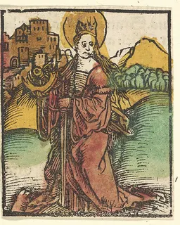 St. Catherine (copy) by Hans Baldung Grien