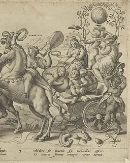 Youth (Midday), from "The Four Ages of Man and Death with the Last Judgment" by Hieronymus (Jerome) Wierix