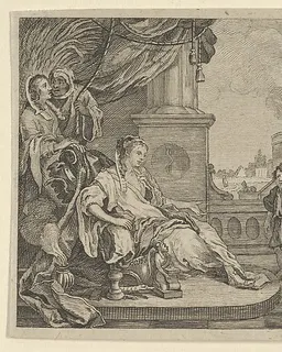 Moses Brought to Pharoah's Daughter by Dent