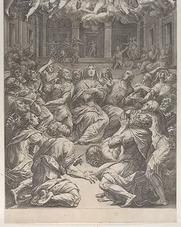 The Pentecost by Giovanni Battista Mazza