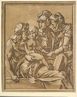 Holy Family by Master ND