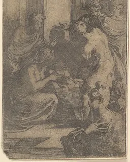 The Nativity by Parmigianino (Girolamo Francesco Maria Mazzola)