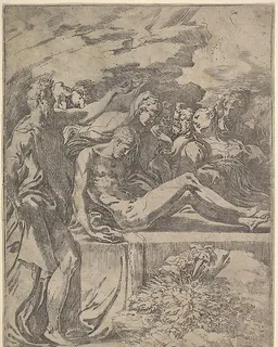 Entombment by Parmigianino (Girolamo Francesco Maria Mazzola)