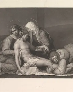 The Lamentation of Christ by Franz Anton Erich Moritz Steinla