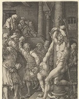 The Stoning of the Elders, from The Story of Susanna by Heinrich Aldegrever