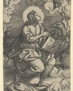 Saint John, from "The Four Evangelists" by Heinrich Aldegrever