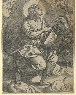 Saint John, from "The Four Evangelists" by Heinrich Aldegrever