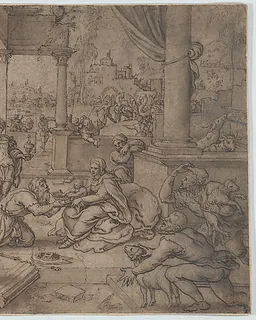 The Adoration of the Magi by Bernard van Orley