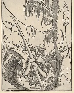 Saint Christopher Carrying the Infant Christ by Albrecht Altdorfer