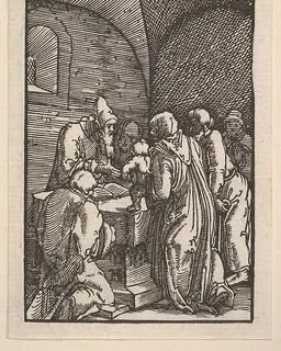 Presentation in the Temple, from "The Fall and Salvation of Mankind Through the Life and Passion of Christ" by Albrecht Altdorfer