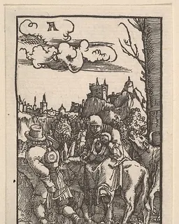 The Flight Into Egypt, from "The Fall and Salvation of Mankind Through the Life and Passion of Christ" by Albrecht Altdorfer