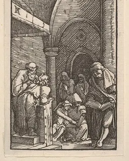The Dispute in the Temple, from "The Fall and Salvation of Mankind Through the Life and Passion of Christ" by Albrecht Altdorfer