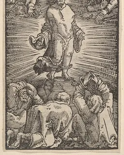 The Transfiguration of Christ, from "The Fall and Salvation of Mankind Through the Life and Passion of Christ" by Albrecht Altdorfer