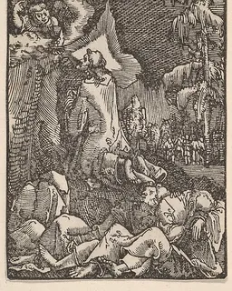 The Agony in the Garden, from "The Fall and Salvation of Mankind Through the Life and Passion of Christ" by Albrecht Altdorfer