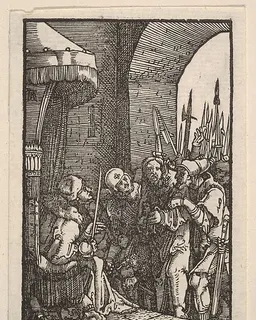 Christ Before Pilate, from "The Fall and Salvation of Mankind Through the Life and Passion of Christ" by Albrecht Altdorfer