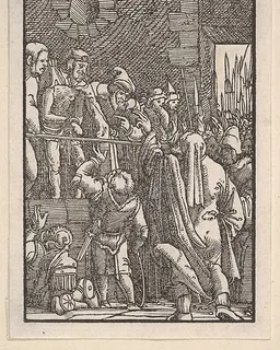 Ecce Homo, from "The Fall and Salvation of Mankind Through the Life and Passion of Christ" by Albrecht Altdorfer
