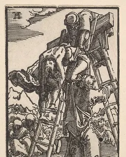 The Descent from the Cross, from "The Fall and Salvation of Mankind Through the Life and Passion of Christ" by Albrecht Altdorfer