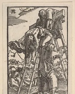 The Descent from the Cross, from "The Fall and Salvation of Mankind Through the Life and Passion of Christ" by Albrecht Altdorfer