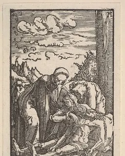 Lamentation, from "The Fall and Salvation of Mankind Through the Life and Passion of Christ" by Albrecht Altdorfer