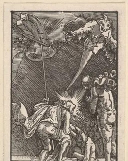 Christ in Limbo, from "The Fall and Salvation of Mankind Through the Life and Passion of Christ" by Albrecht Altdorfer
