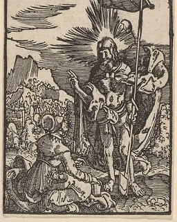 Noli Me Tangere, from "The Fall and Salvation of Mankind Through the Life and Passion of Christ" by Albrecht Altdorfer