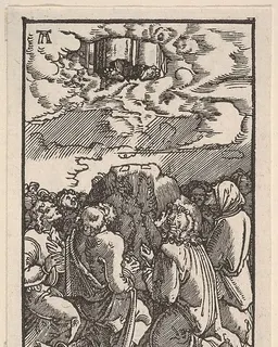 The Ascension of Christ, from "The Fall and Salvation of Mankind Through the Life and Passion of Christ" by Albrecht Altdorfer