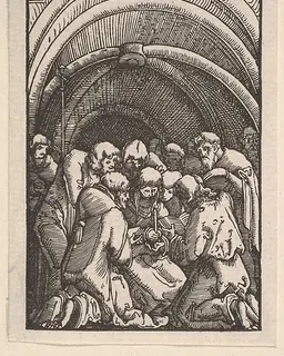 Death of the Virgin, from "The Fall and Salvation of Mankind Through the Life and Passion of Christ" by Albrecht Altdorfer