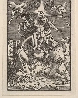 The Last Judgment, from "The Fall and Salvation of Mankind Through the Life and Passion of Christ" by Albrecht Altdorfer