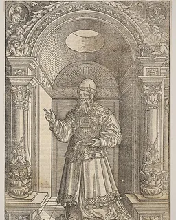 Aaron, from De Biblie uth der uthlegginge Doctoris Martini Luthers by Erhard Altdorfer
