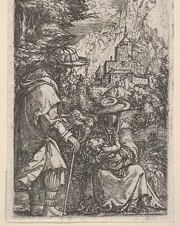 The Rest on the Flight into Egypt by Albrecht Altdorfer