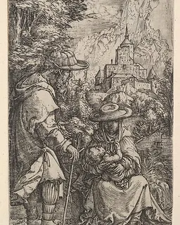 The Rest on the Flight into Egypt by Albrecht Altdorfer