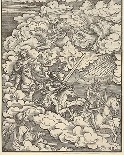 The Apocalyptic Riders, plate 3 from "The Apocalypse" by Hans Burgkmair