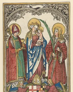 Virgin and Child with the Patron Saints of Constance by Hans Burgkmair