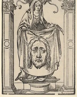The Sudarium of Saint Veronica by Hans Burgkmair