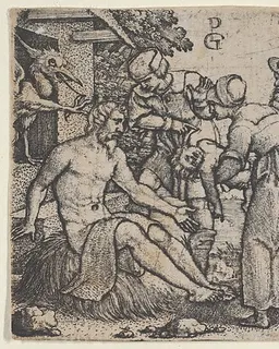 The Persecution of Job by Georg Pencz